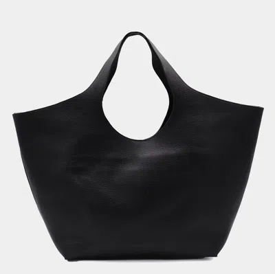 Anine Bing Black Leather Lili Tote Bag