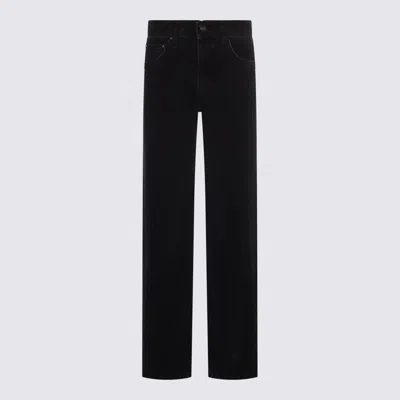 Anine Bing Logo-patch Wide-leg Jeans