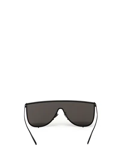 Alaïa Mask-framed Metal Sunglasses In Gray