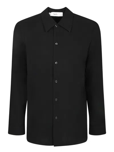 Séfr Black Voile Shirt