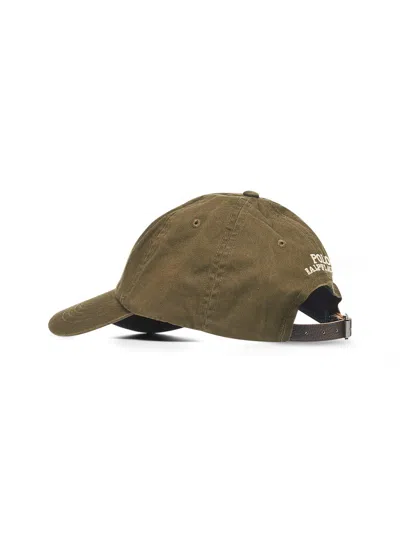 Polo Ralph Lauren Polo Bear Twill Ball Cap In Green