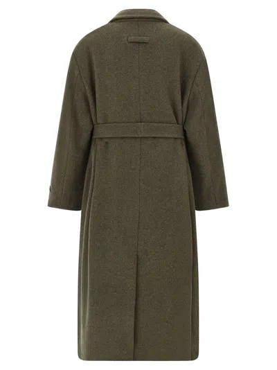 Fear Of God Relaxed Coat In Green