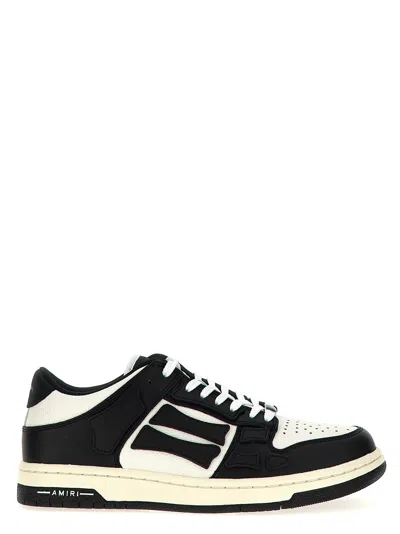 Amiri Contemporary Black Sneakers With Elevated Midsole