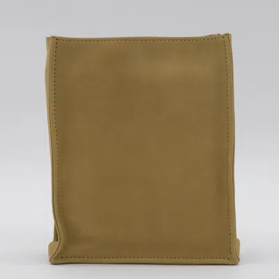 The Row Dark Yellow Leather Crossbody Bag