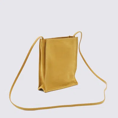 The Row Dark Yellow Leather Crossbody Bag
