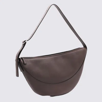 The Row Dark Brown Jouve Shoulder Bag
