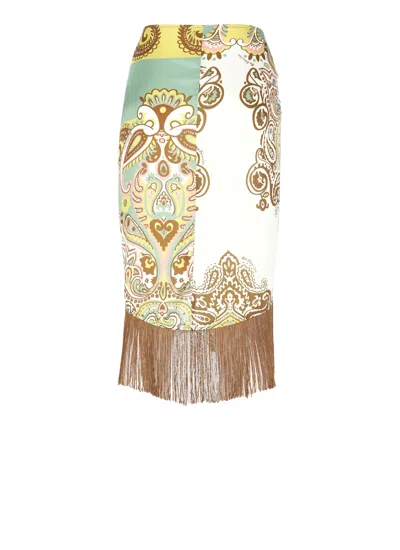 Miss Bikini Paisley Sarong In Green