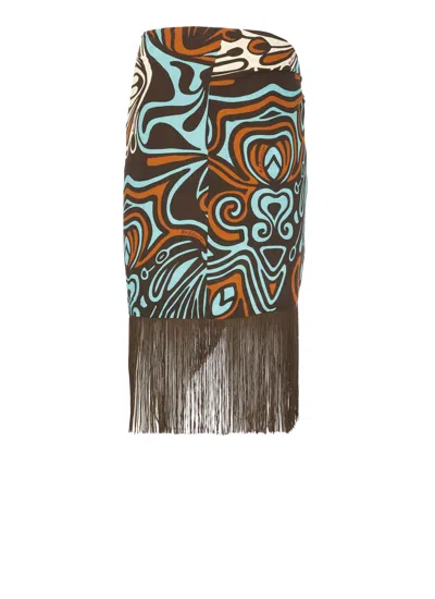 Miss Bikini Pareo With Fringes