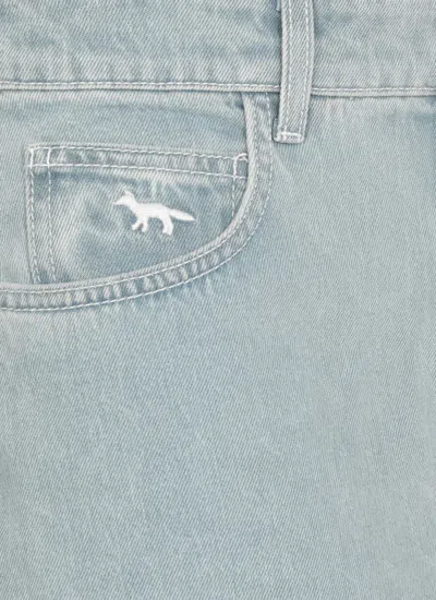 Maison Kitsuné Straight Denim Skirt