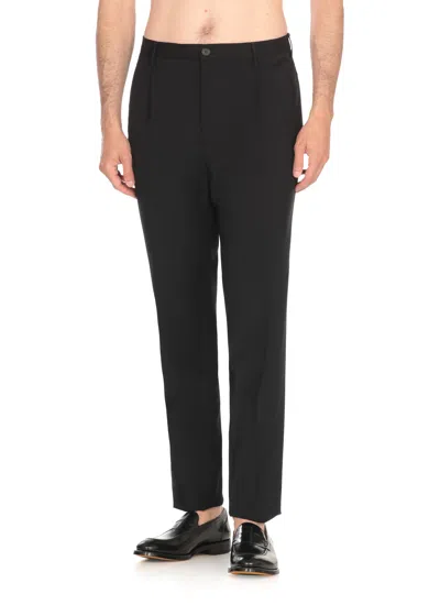 Incotex Straight Wool Trousers With Pockets