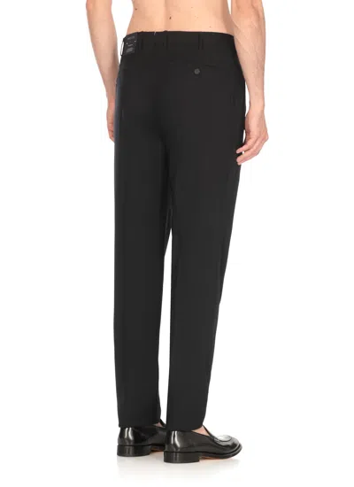 Incotex Straight Wool Trousers With Pockets