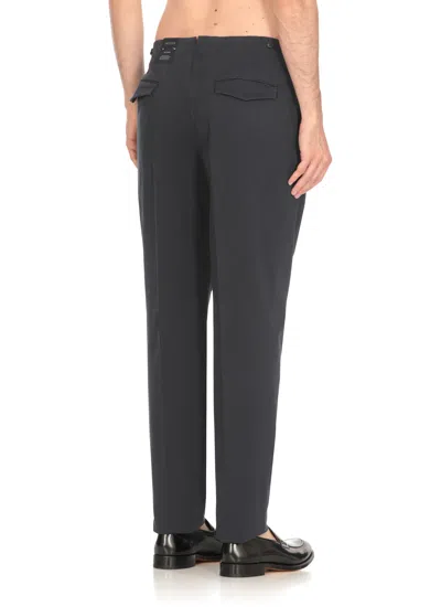 Incotex Blue Panama Cotton Pants