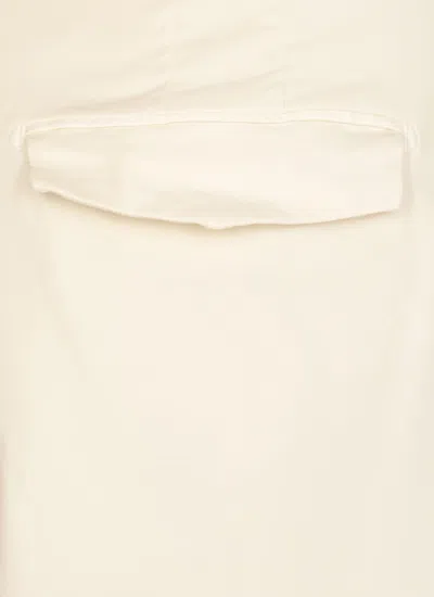 Incotex Straight Cotton Pants Belt Loops In White