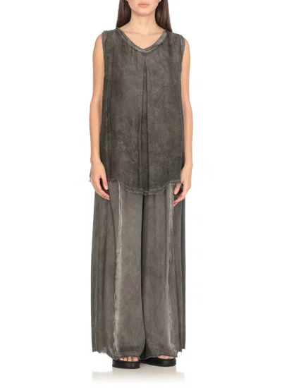 Sanctamuerte Tank Top In Gray