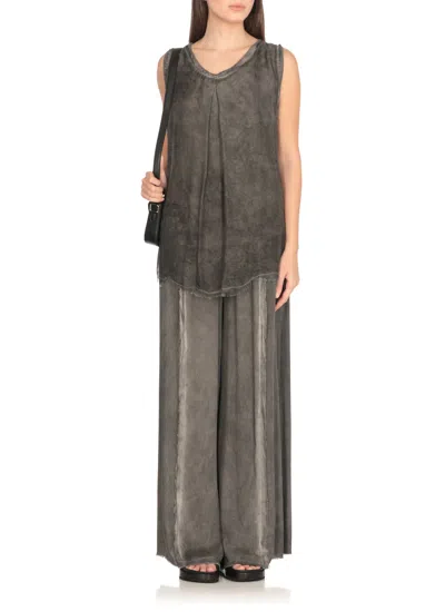 Sanctamuerte Tank Top In Gray