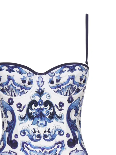 Dolce & Gabbana Majolica Print One-piece