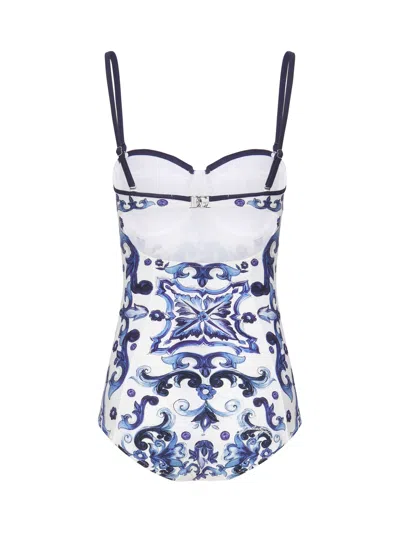 Dolce & Gabbana Majolica Print One-piece