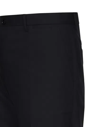Dolce & Gabbana Tailored Trousers In Virgin Wool In Black