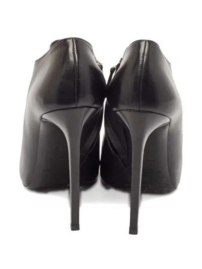 Pre-owned Saint Laurent 125mm Pointed-toe Booties