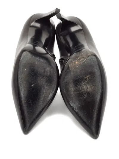 Pre-owned Saint Laurent 125mm Pointed-toe Booties