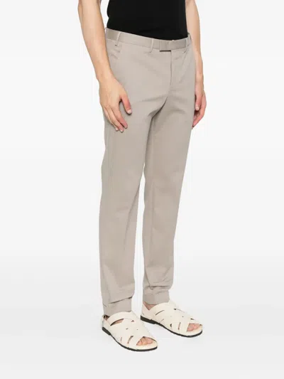 Pt Torino Tailored Trousers In Neutral