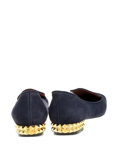 Pre-owned Fendi Suede Studded-heel Shoes
