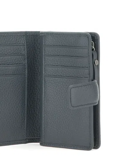 Gianni Chiarini Leather Wallet In Gray