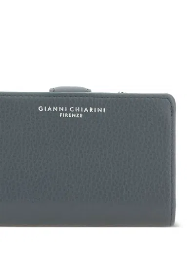 Gianni Chiarini Leather Wallet In Gray