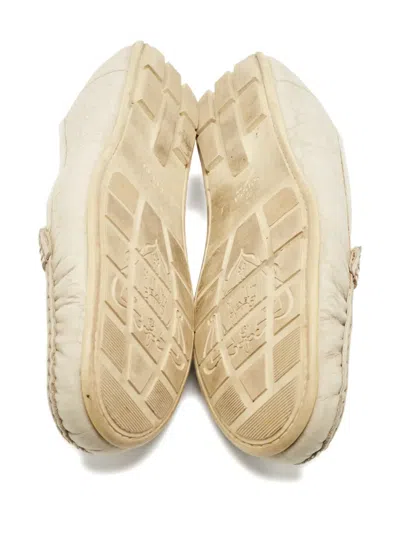 Pre-owned Gucci Horsebit Loafers In Neutral