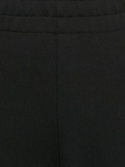 Pre-owned Moschino Logo-print Track Pants In Black