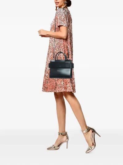 Pre-owned Givenchy Horizon Crossbody Bag In Black
