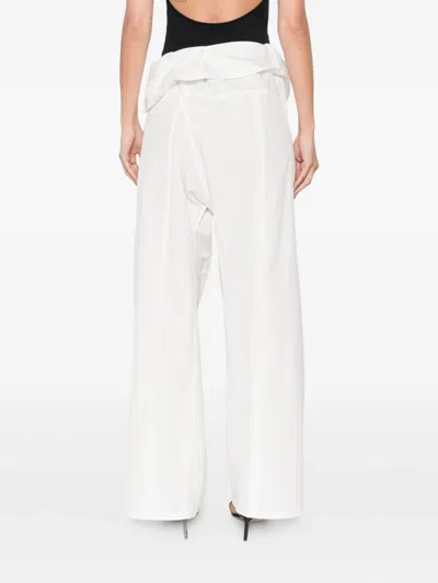 Wardrobe.nyc Wide-leg Trousers In White