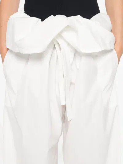 Wardrobe.nyc Wide-leg Trousers In White