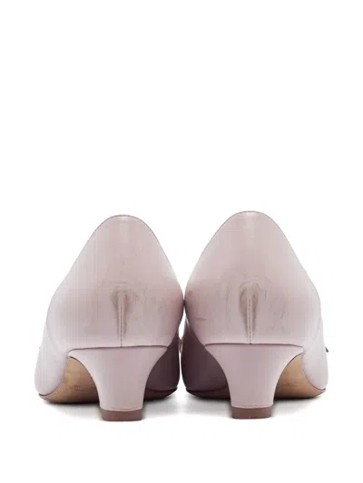 Pre-owned Tod's Vintage 2023 35mm  Leather Bow Pumps