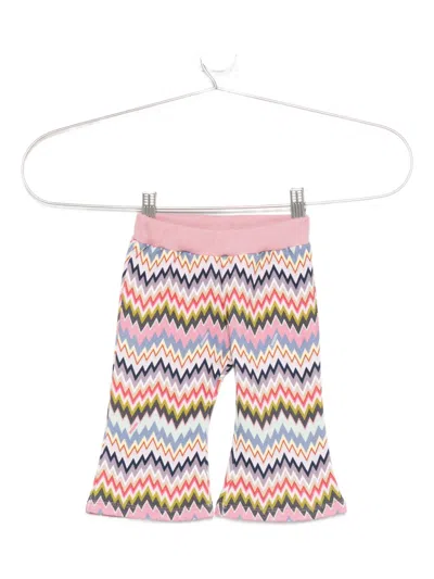 Missoni Zig-zag Trousers In Pink