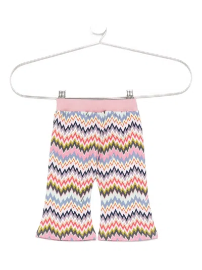 Missoni Zig-zag Trousers In Pink