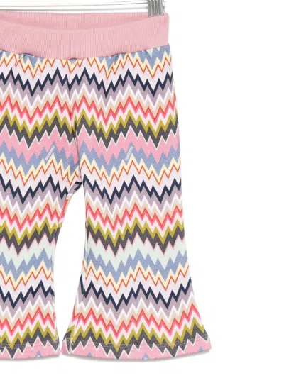 Missoni Zig-zag Trousers In Pink