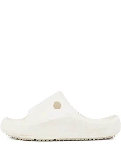 Pre-owned Off-white Meteor Slides In White