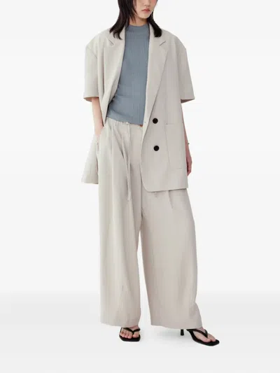 Studio Tomboy Drawstring Two-tuck Trousers