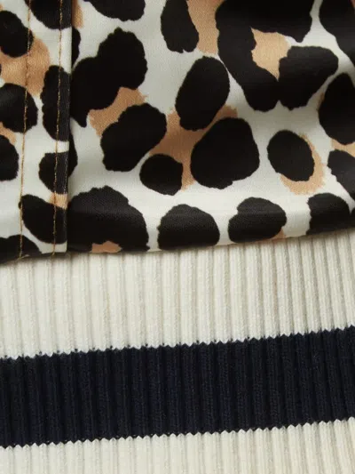 Pre-owned Maje 2024 Leopard Ribbed Jacket