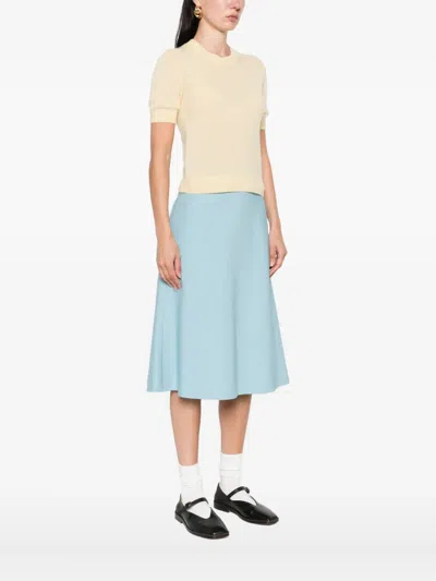 Guest In Residence Cashmere Sweater Tee In Neutral