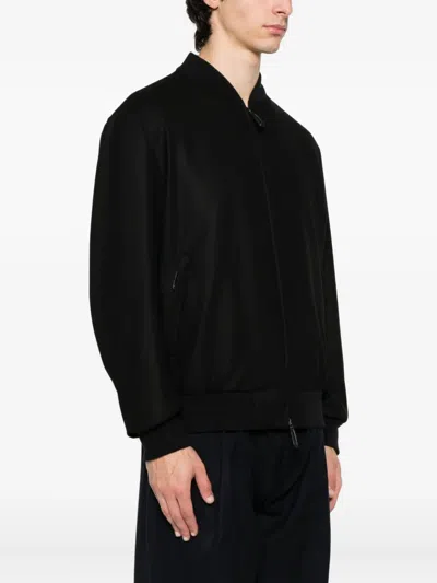 Giorgio Armani Black Jackets In Black