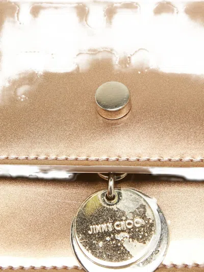 Pre-owned Jimmy Choo Patent-leather Shoulder Bag In Pink