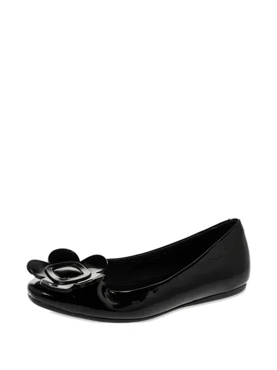 Pre-owned Roger Vivier Vintage  Floral-appliqué Ballet Flats