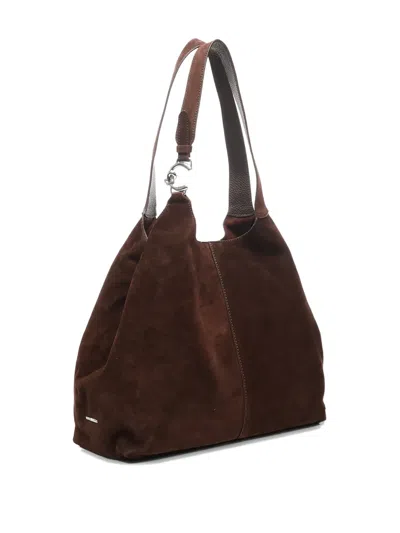 Coccinelle Suede Leather Shoulder Bag