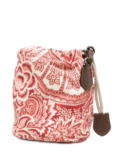 Etro Paisley Drawstring Bucket Bag