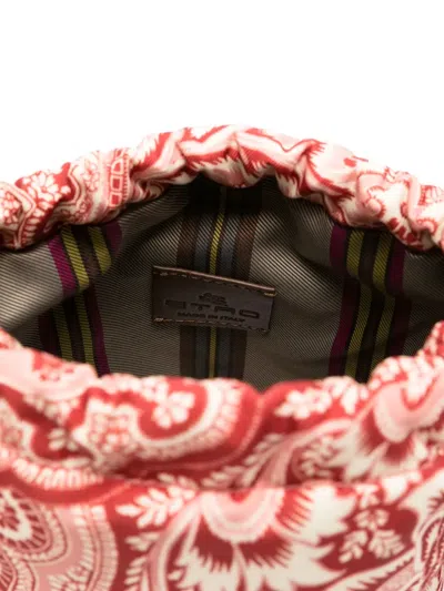 Etro Paisley Drawstring Bucket Bag