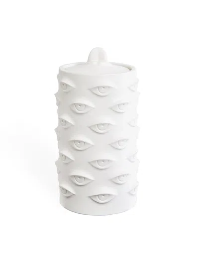 Jonathan Adler Muse Eyes Cookie Jar In White