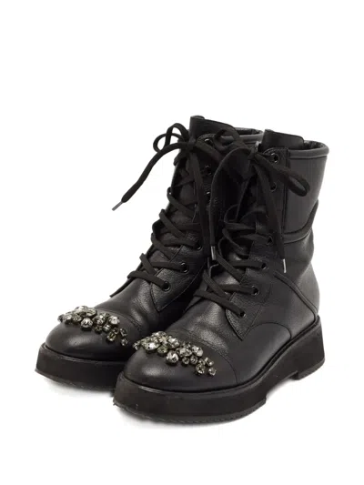 Pre-owned Jimmy Choo Leather Ankle Boots In Brown