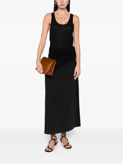 Totême Scoop-neck Tank Top In Black